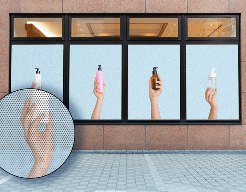 Window Perforated Graphics